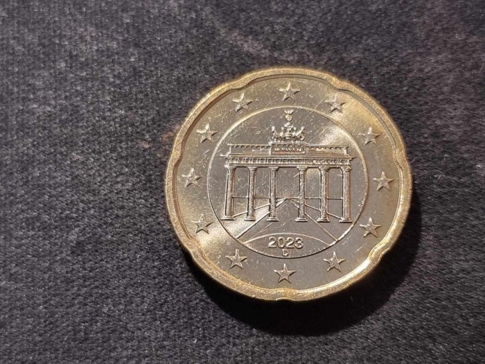  Deutschland 20 Cent 2023 D STG   