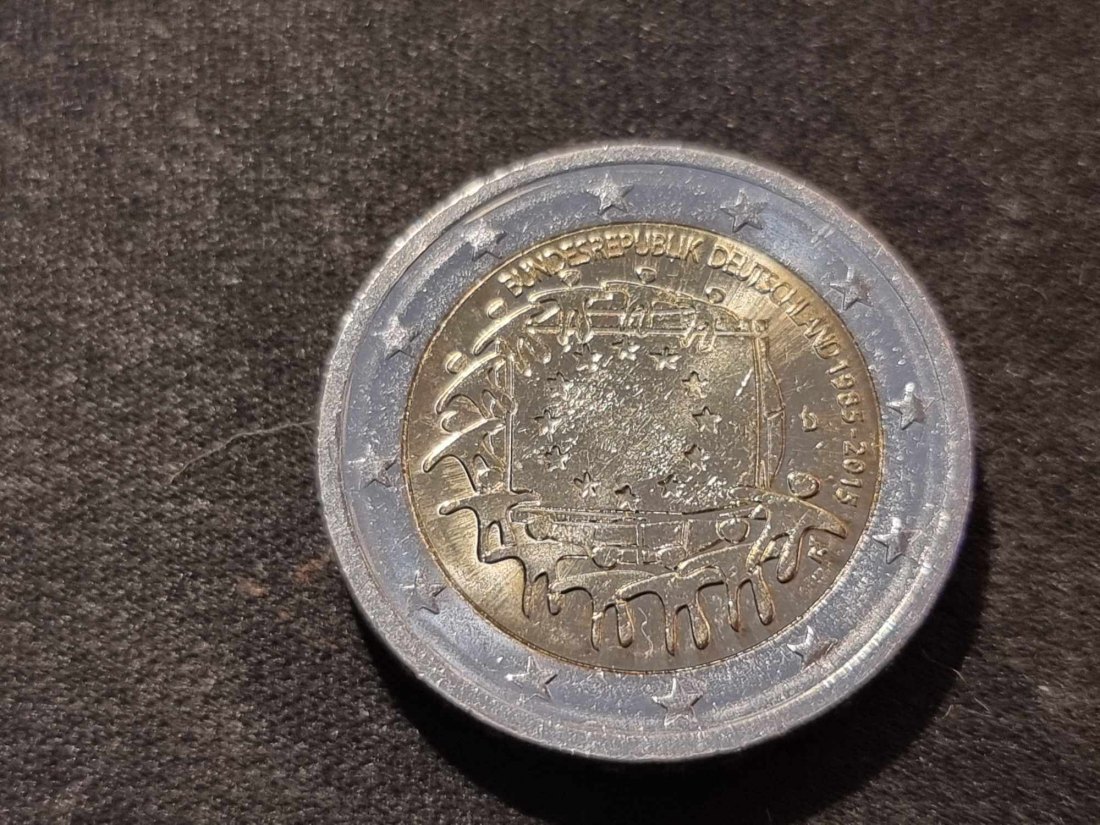  Deutschland 2 Euro 2015 D STG - 30 Jahre Europaflagge   