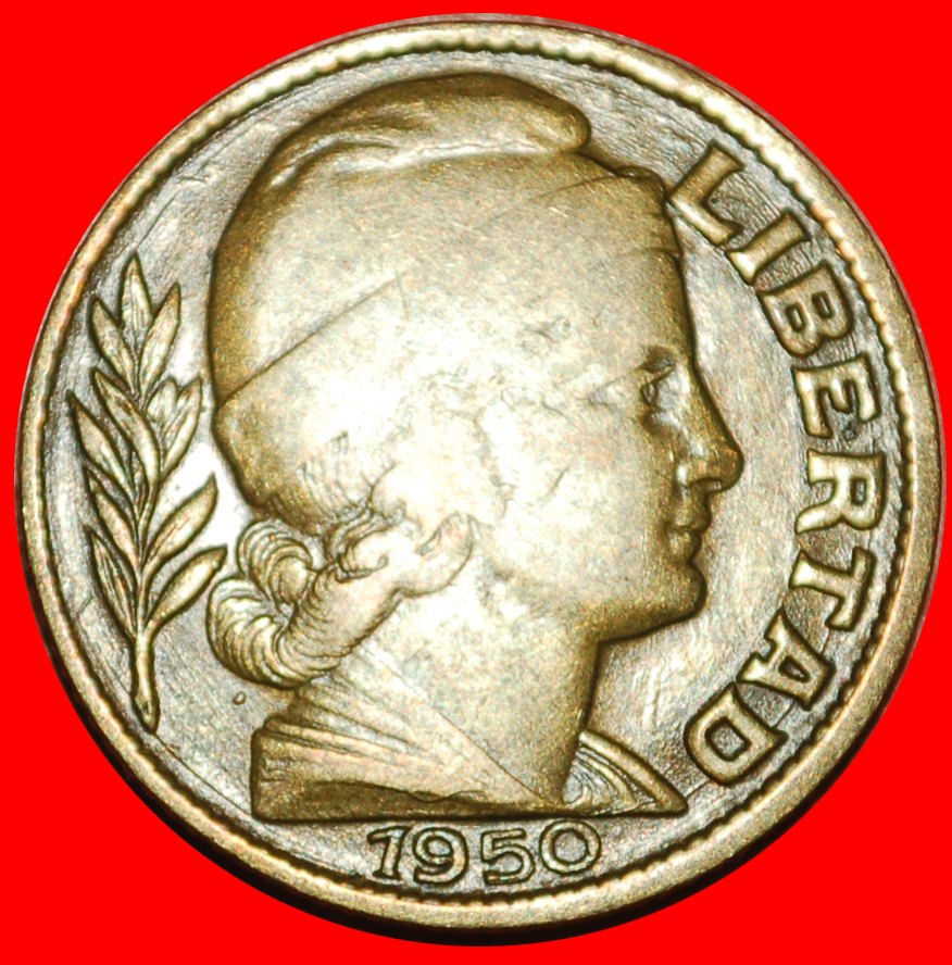  * KUH (1942-1950): ARGENTINIEN ★ 20 CENTAVO 1950! OHNE VORBEHALT!   