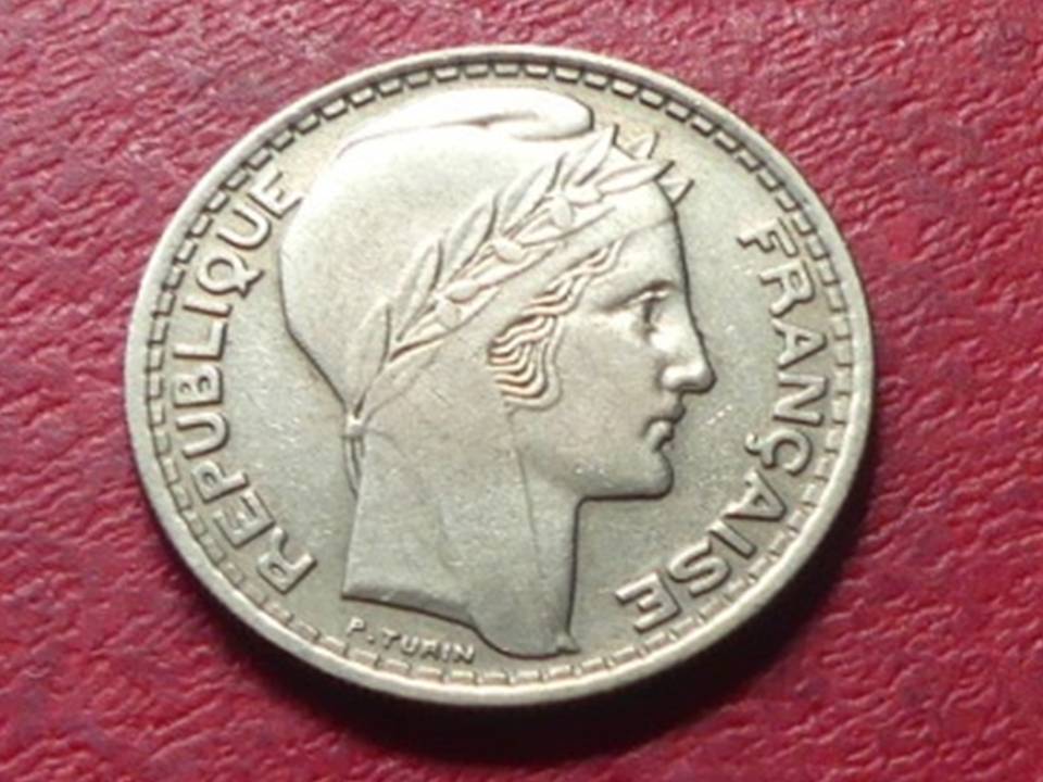  Frankreich 10 Francs 1945   