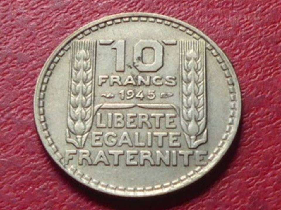  Frankreich 10 Francs 1945   