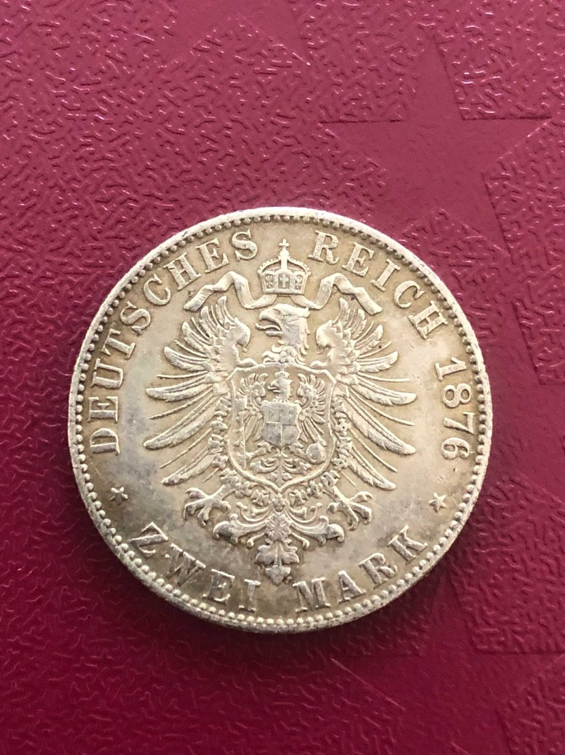  Baden 2 Mark 1876 G   