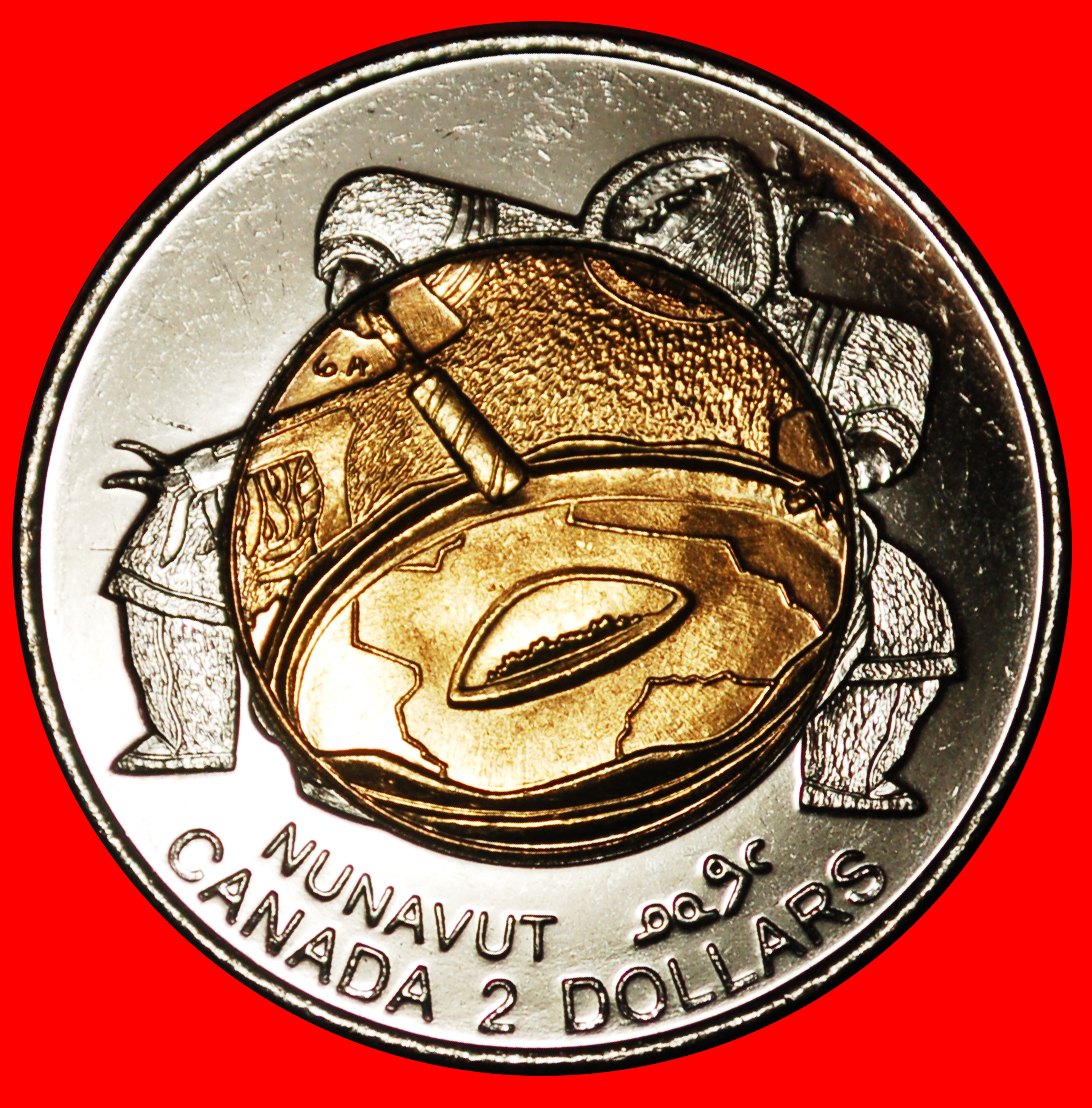  Ⰶ NUNAVUT NOT MULE: CANADA ★ 2 DOLLARS 1999 UNC! ELIZABETH II (1953-2022)★ LOW START ★ NO RESERVE!   