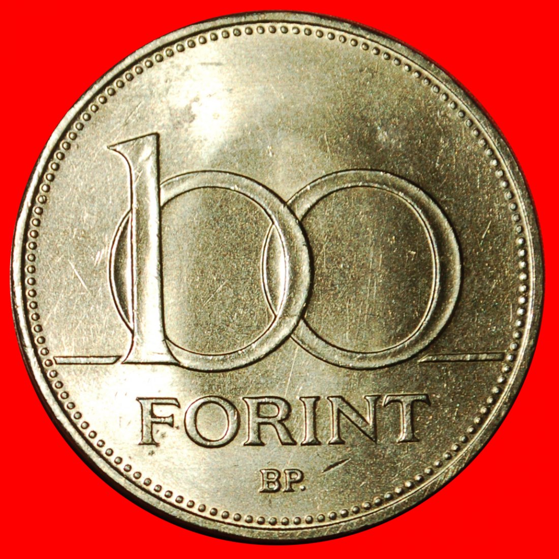  Ⰶ YELLOW TYPE (1992-1998): HUNGARY ★ 100 FORINTS 1995 UNC MINT LUSTRE! LOW START ★ NO RESERVE!   