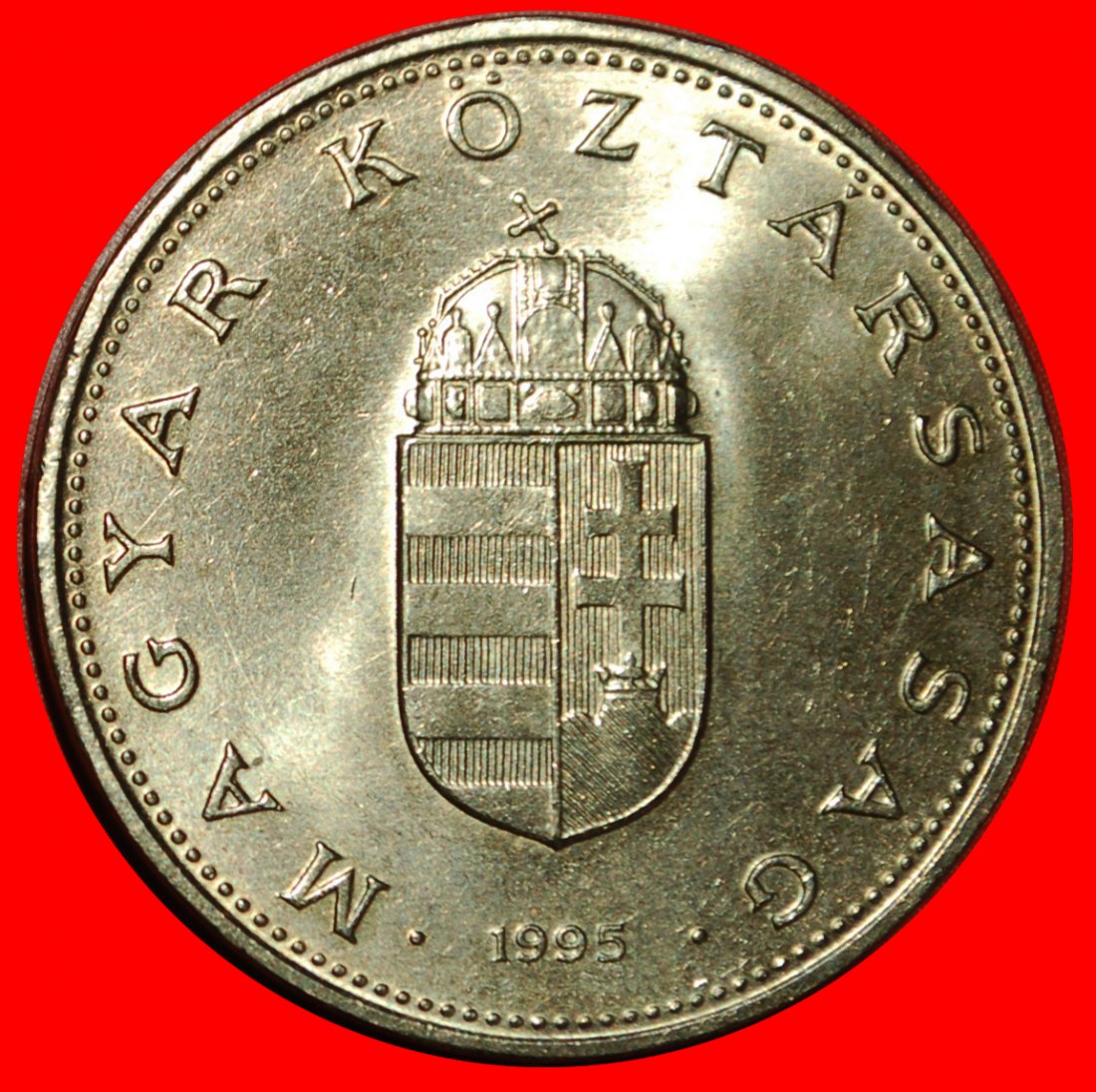  Ⰶ YELLOW TYPE (1992-1998): HUNGARY ★ 100 FORINTS 1995 UNC MINT LUSTRE! LOW START ★ NO RESERVE!   