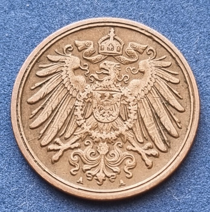  1449(7) 1 Pfennig (Kaiserreich) 1913/A in ss-vz ...................... von Berlin_coins   