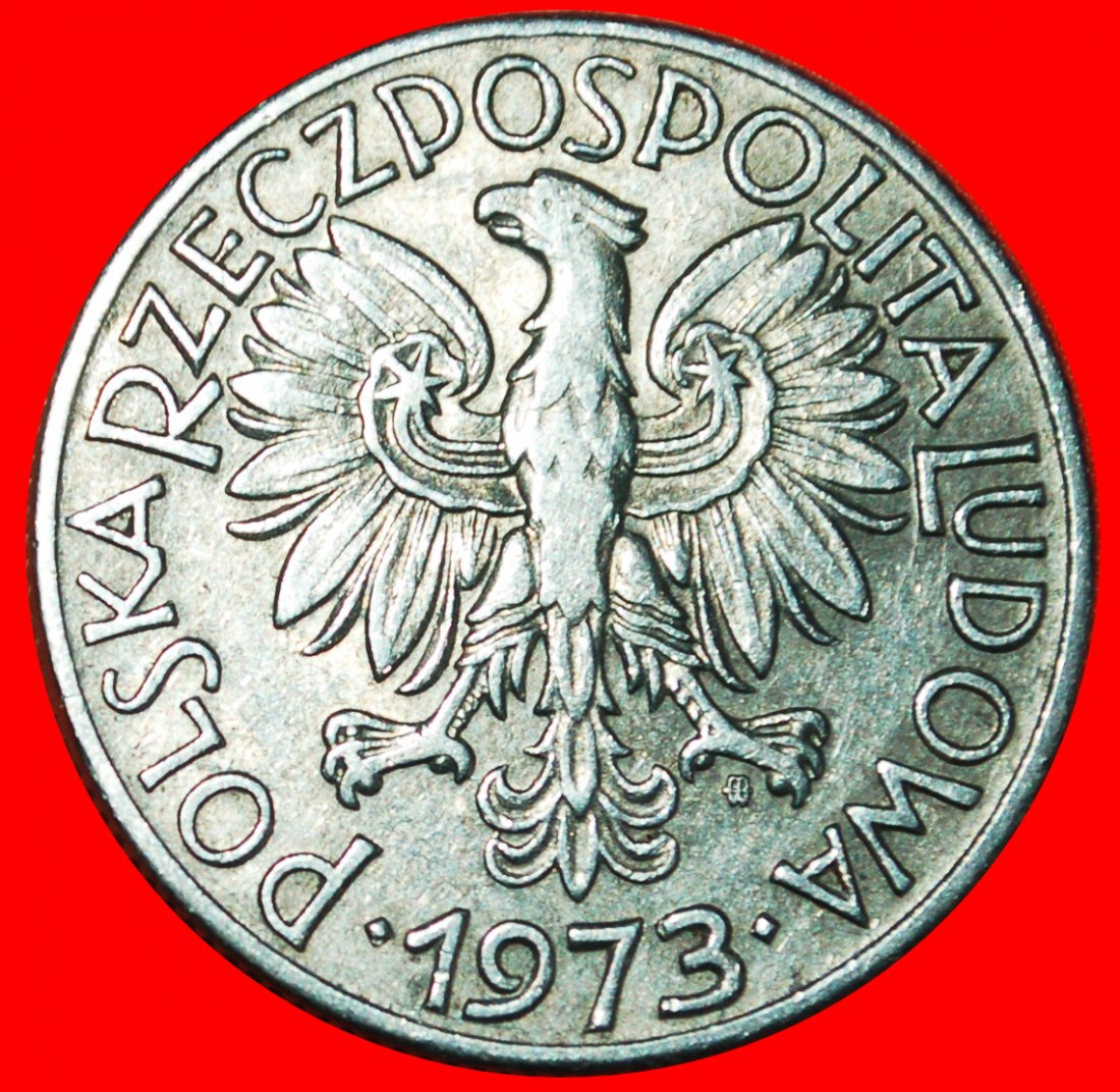  Ⰶ SOZIALISTISCHE FISCHER (1958-1974): POLEN ★ 5 ZLOTY 1973 UNGEWÖHNLICH!★OHNE VORBEHALT!   