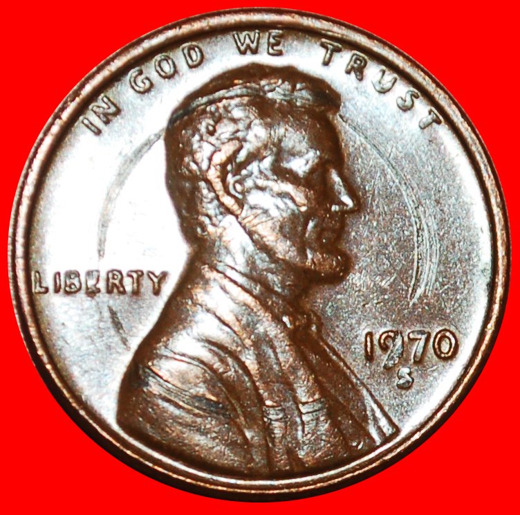  Ⰶ MEMORIAL (1959-1982): USA ★ 1 CENT 1970S! LINCOLN (1809-1865)★LOW START ★ NO RESERVE!   