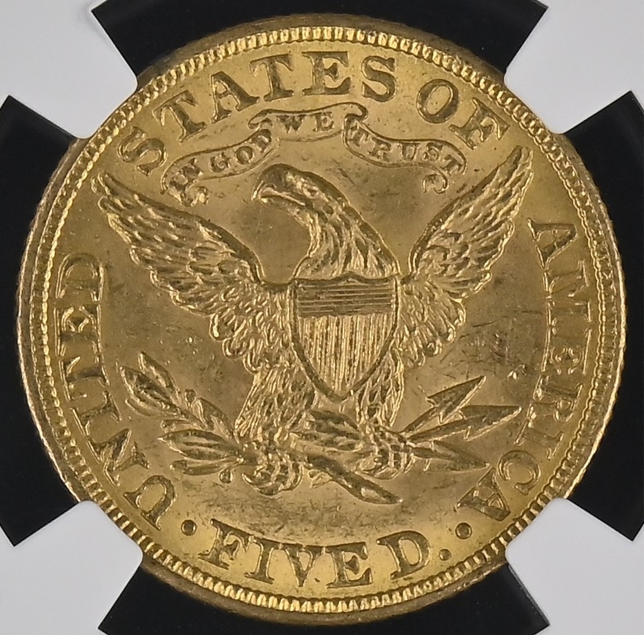  USA 5 Dollar 1901 | NGC MS62 | Liberty Head   