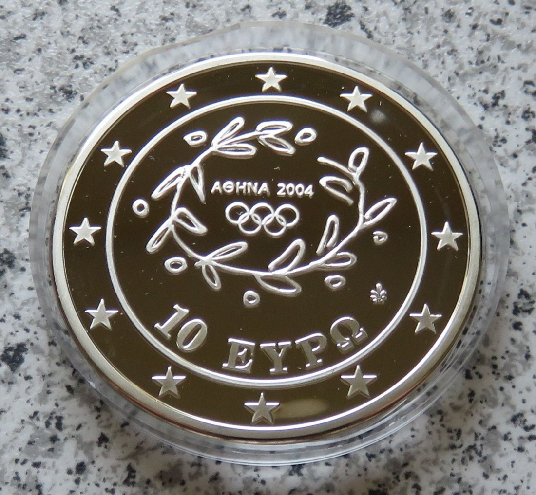  Griechenland 10 Euro 2003 Olympische Spiele 2004 - Diskuswerfen   