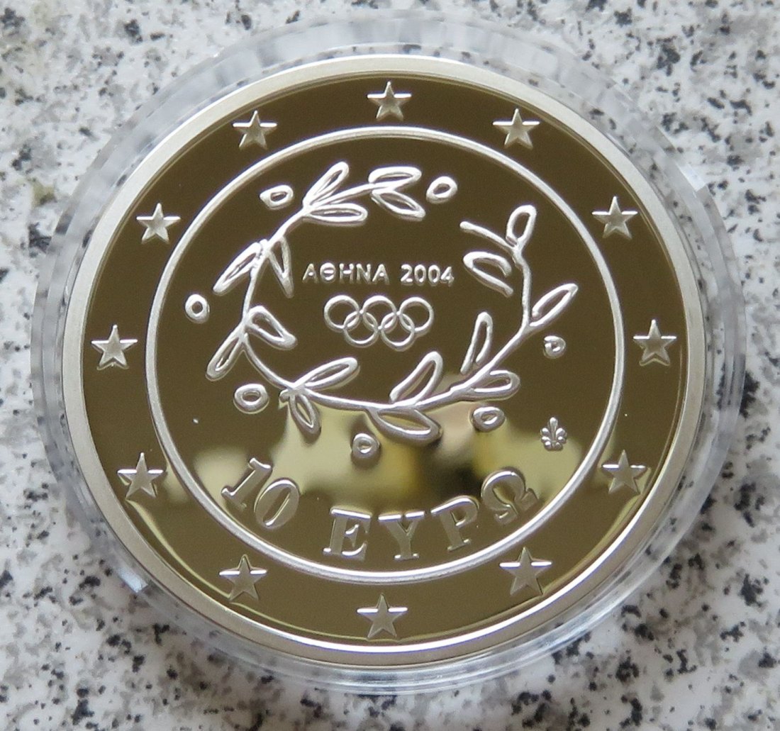  Griechenland 10 Euro 2003 Olympische Spiele 2004 - Handball   