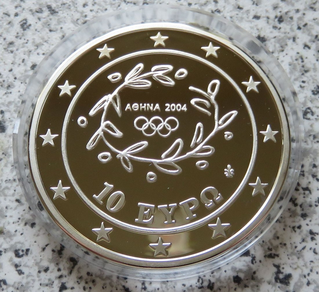  Griechenland 10 Euro 2003 Olympische Spiele 2004 - Speerwerfen   