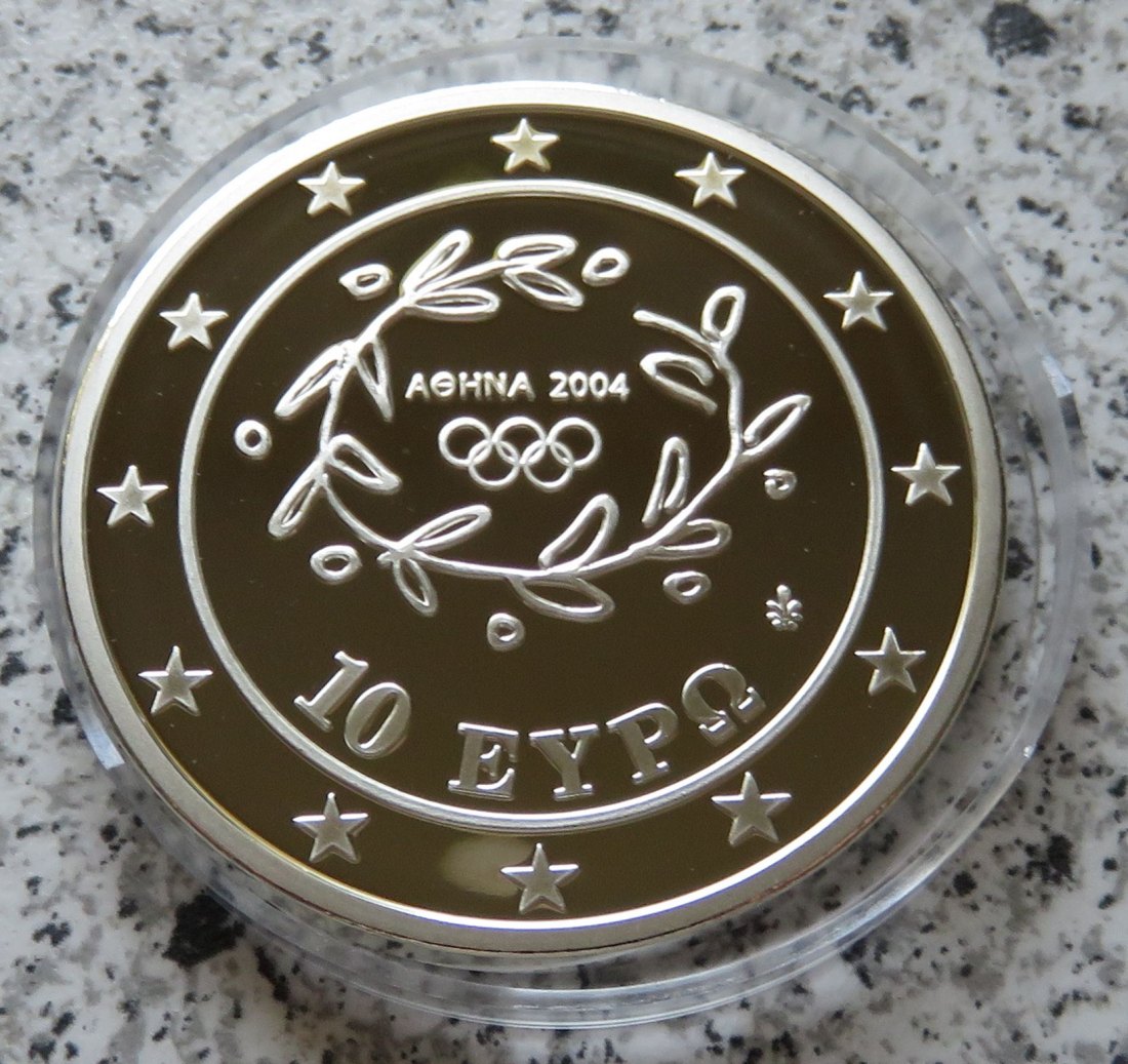  Griechenland 10 Euro 2003 Olympische Spiele 2004 - Gymnastik/Bodenturnen   