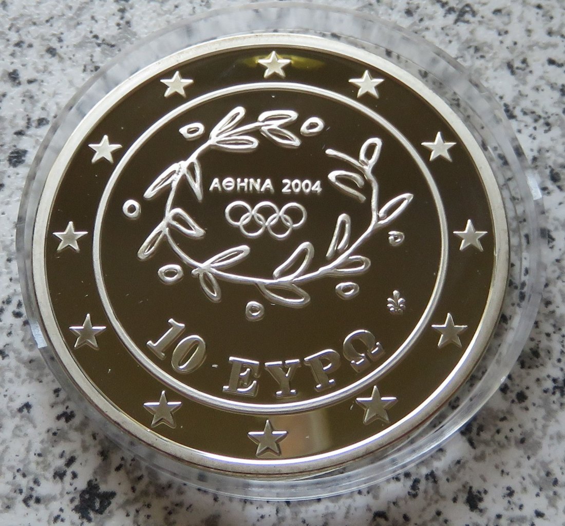  Griechenland 10 Euro 2003 Olympische Spiele 2004 - Laufen/Sprint   