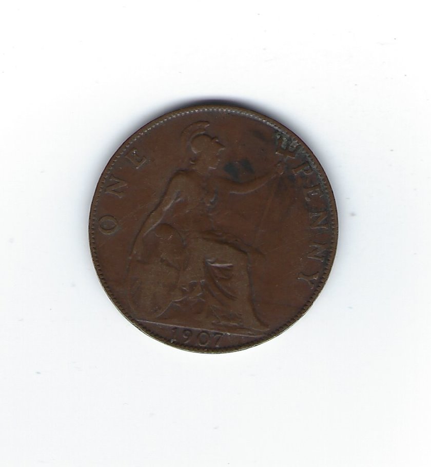  Großbritannien 1 Penny 1907   