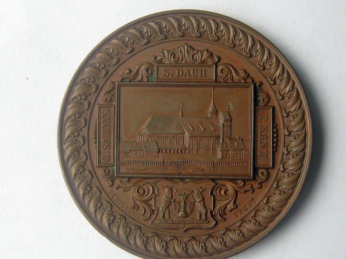  Königsberg Bronzemedaille 1844; 300-Jahrfeier der Königsberger Universität; vzgl.   