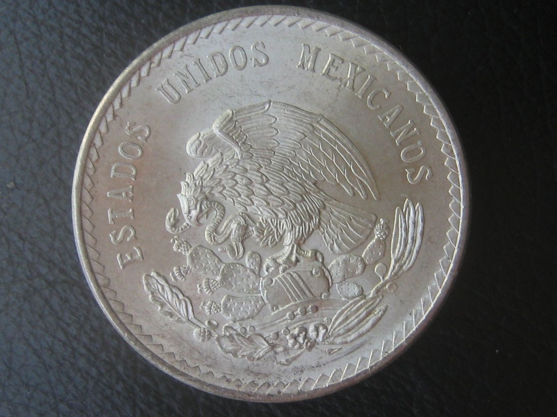  Mexiko 5 Pesos 1948, 900er Silber, 30 Gramm   