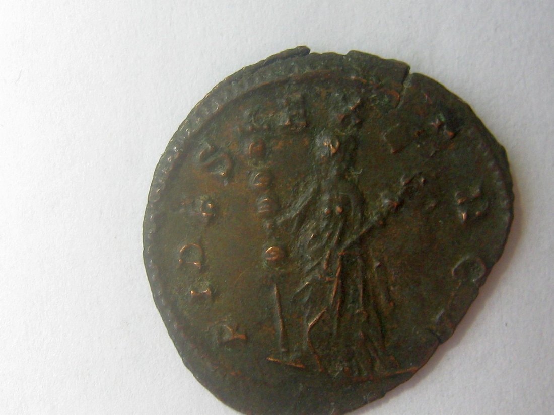  Antoninianus Claudius II. Gothicus;  FIDES EXERCI   