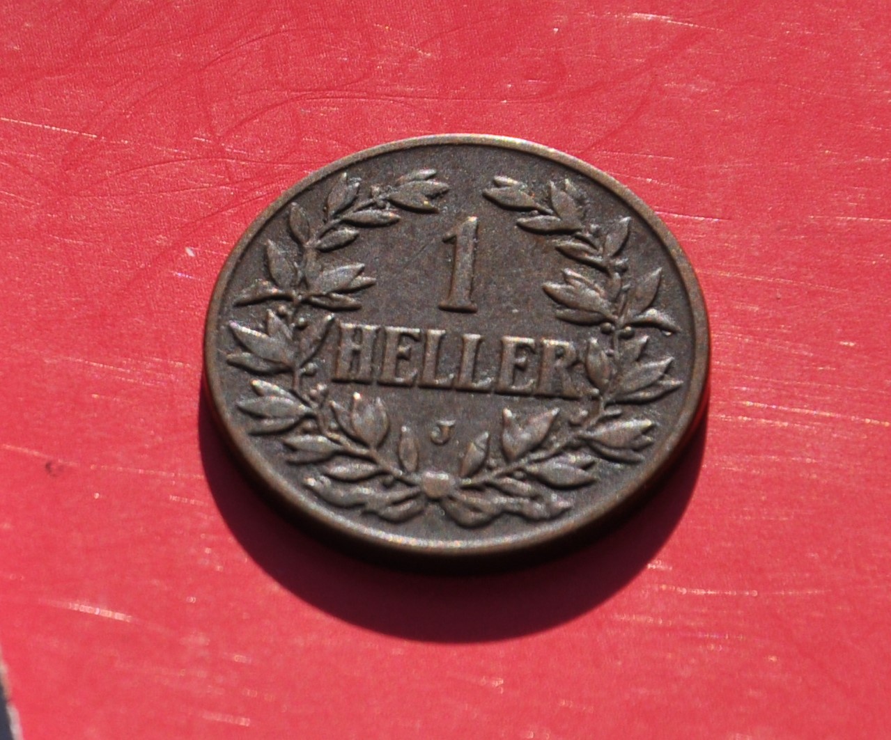  DEUTSCH-OSTAFRIKA 1 Heller 1907 J, VZ   