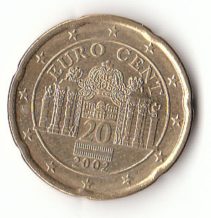  20 Cent Österreich 2002 (F146)b.   