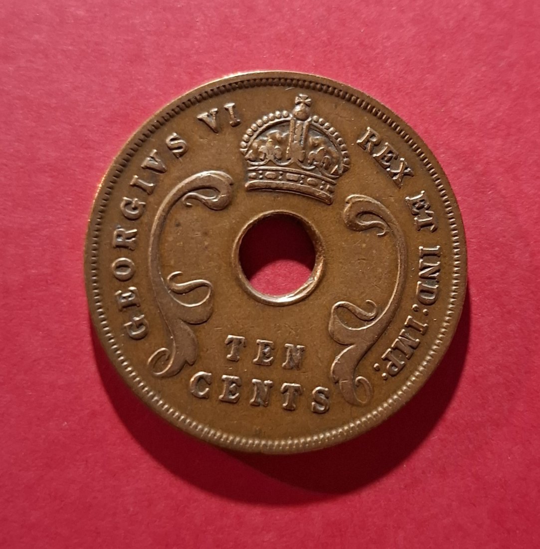  EAST AFRICA 10 Cents 1937 ***gutes VZ***   