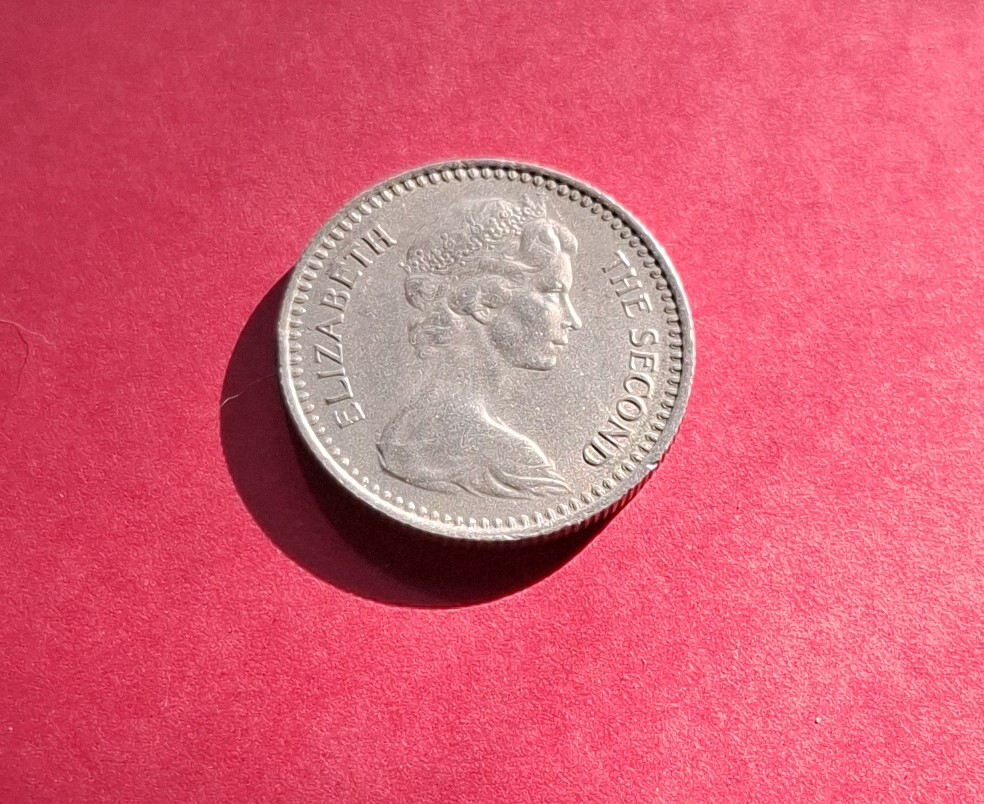  RHODESIEN 10c 1964 (1 Shilling) ***fast unzirkuliert***   