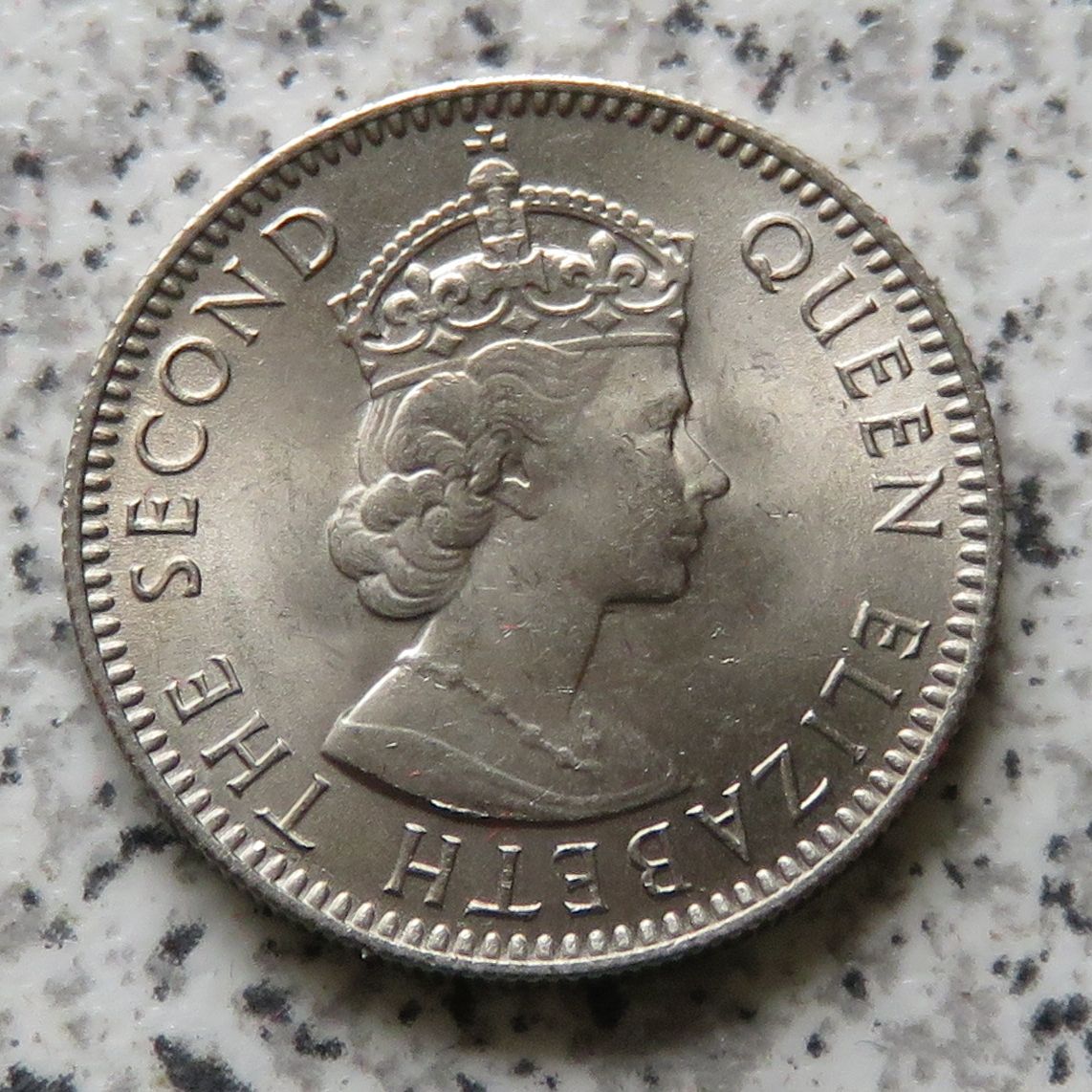  Mauritius Quarter Rupee 1964   