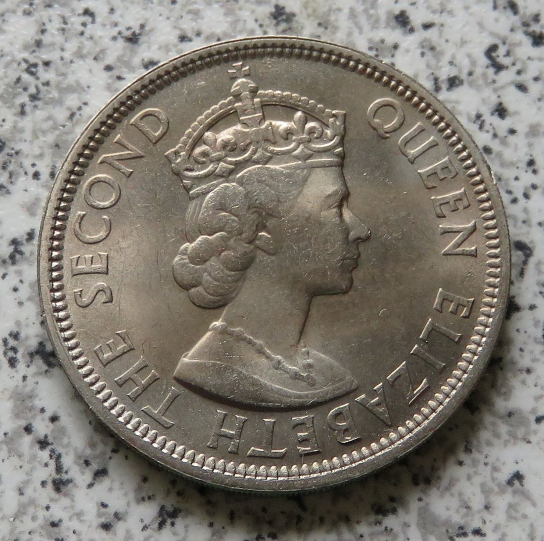  Mauritius One Rupee 1956   