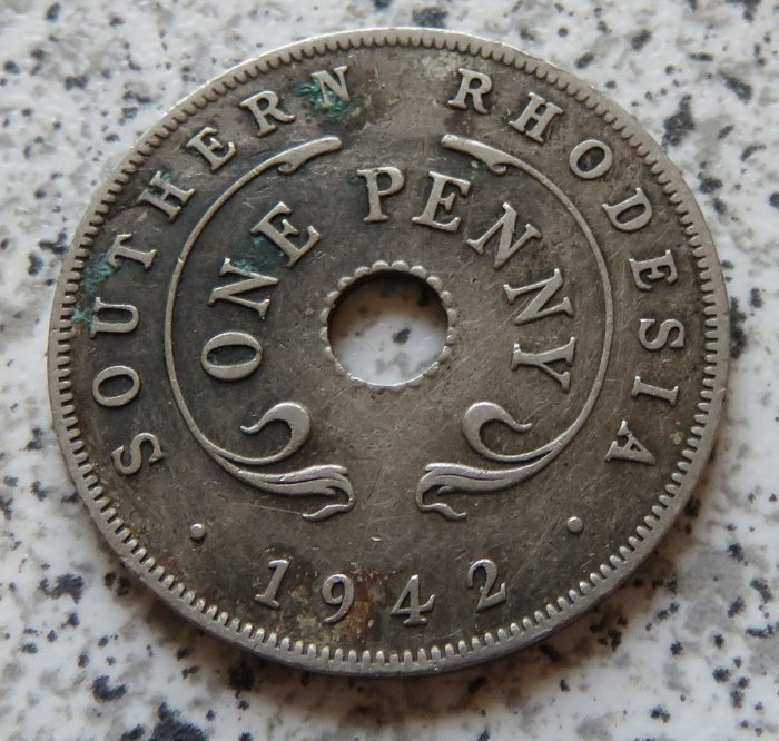  Südrhodesien 1 Penny 1942   