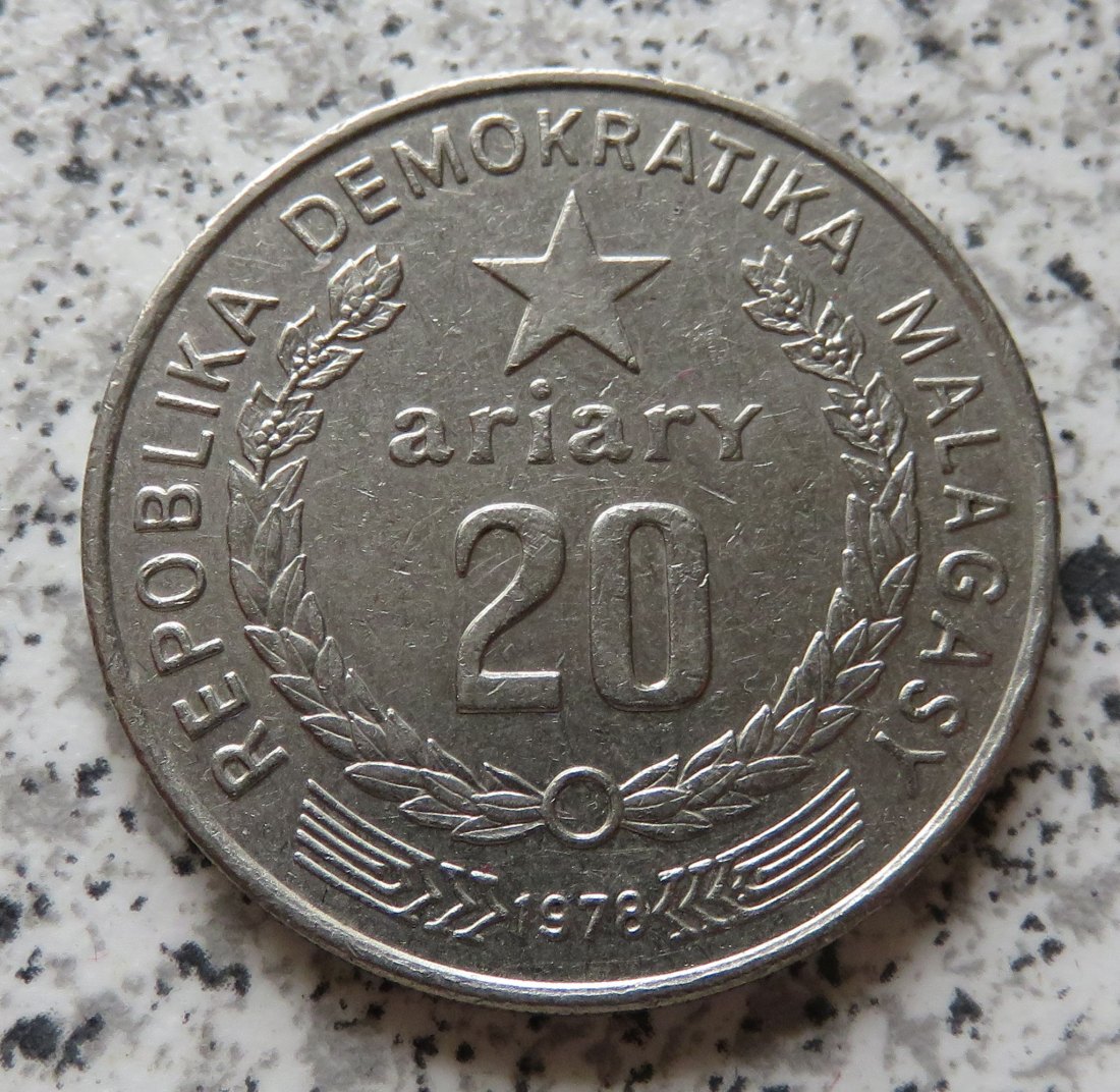  Madagaskar 20 Ariary 1978   