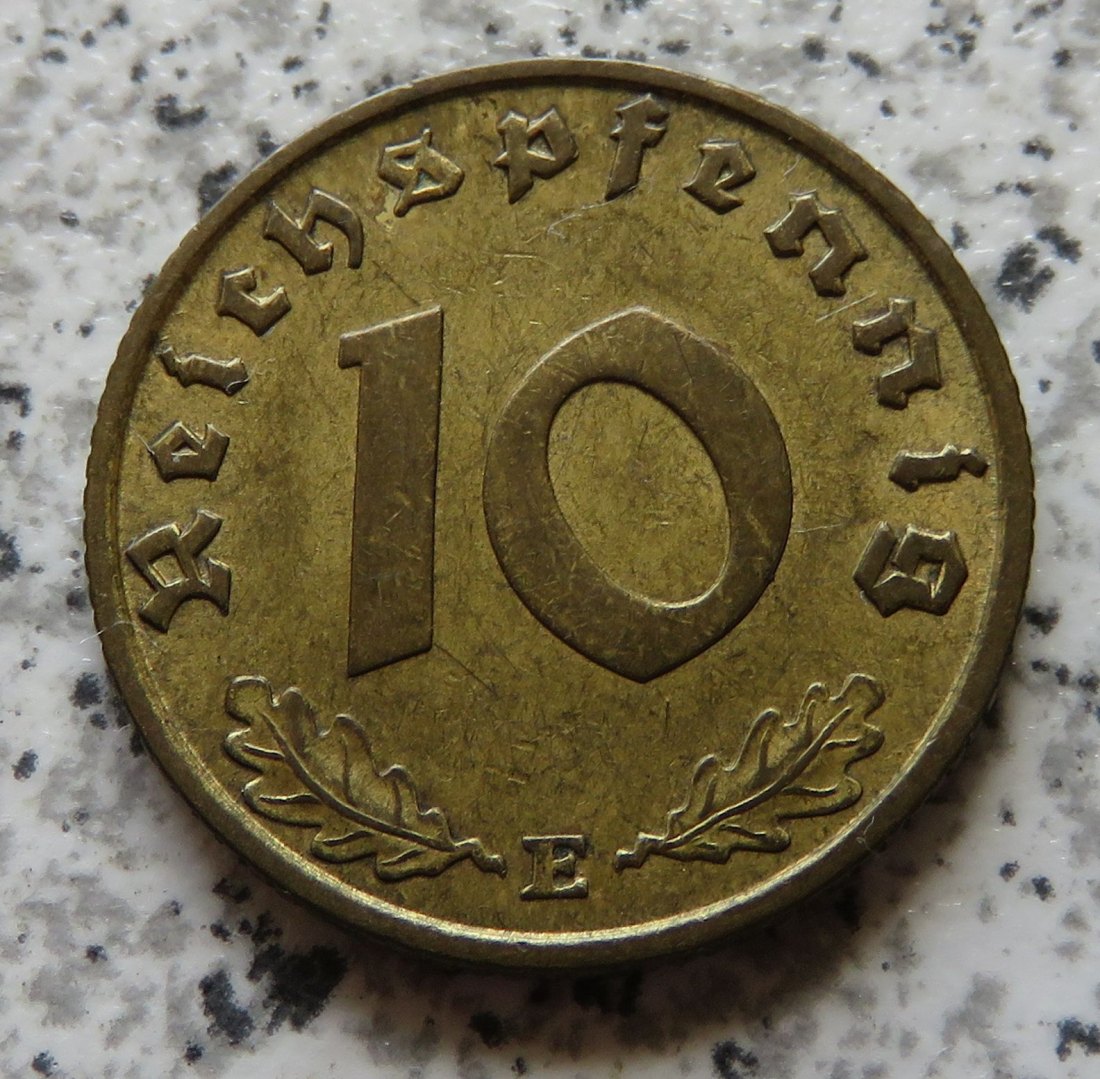  Drittes Reich 10 Reichspfennig 1939 E   