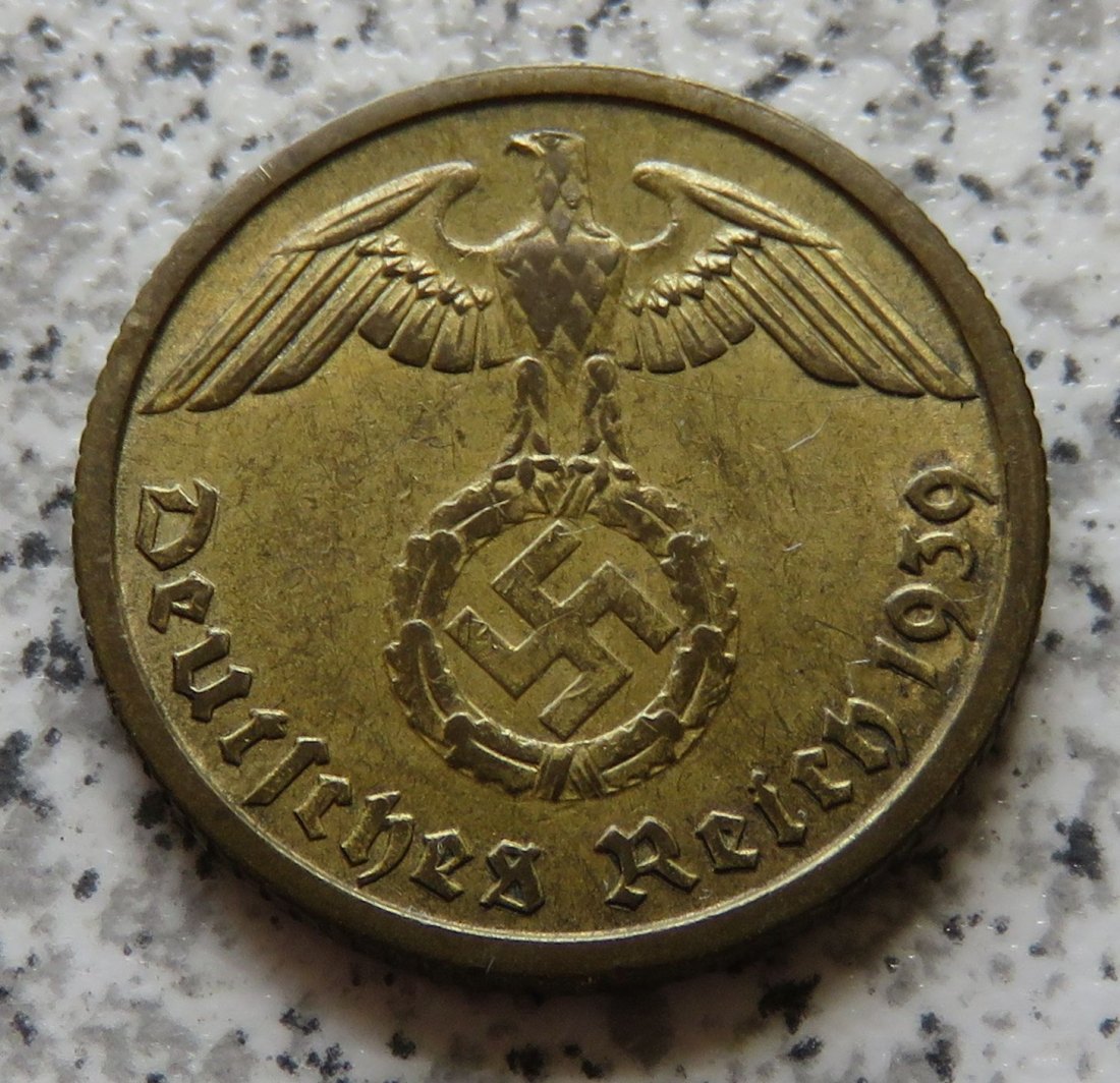  Drittes Reich 10 Reichspfennig 1939 E   