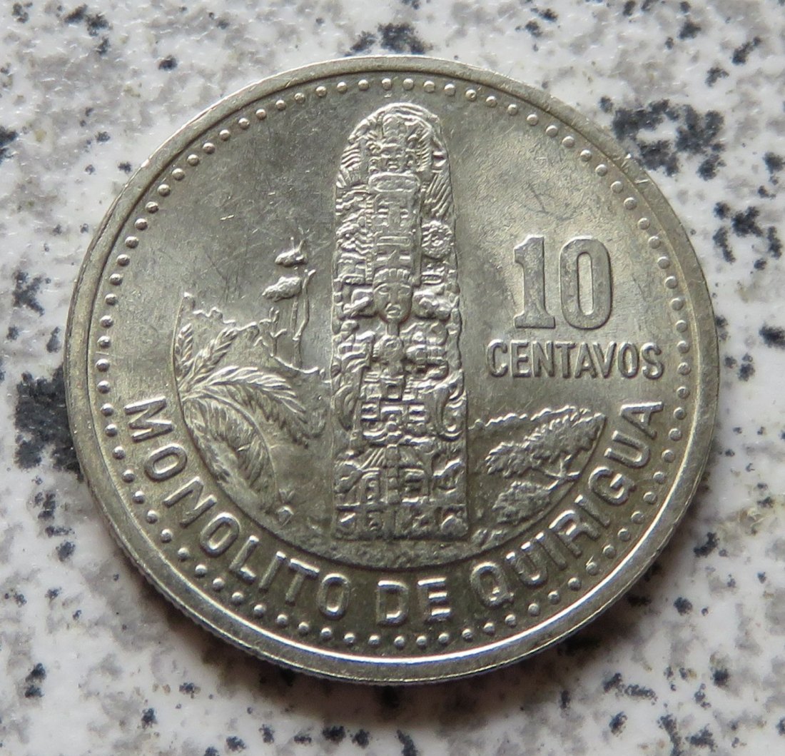  Guatemala 10 Centavos 2000, KM 277.6   