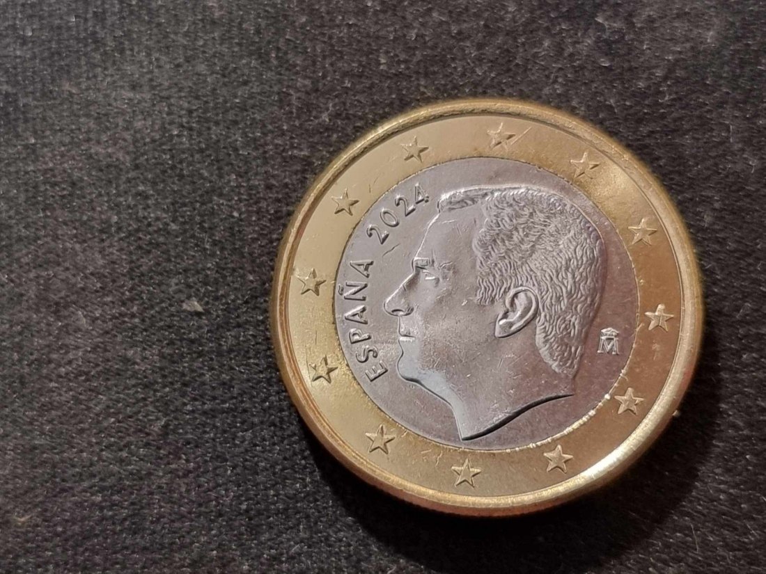  Spanien 1 Euro 2024 STG   