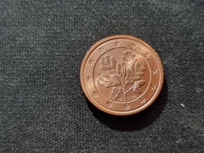  Deutschland 1 Cent 2018 G STG   