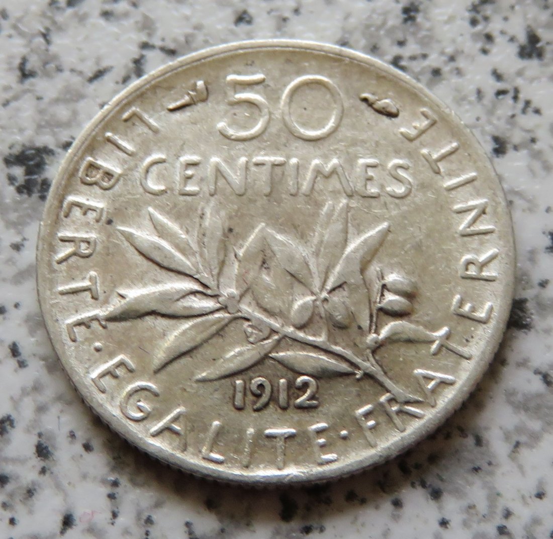  Frankreich 50 Centimes 1912   