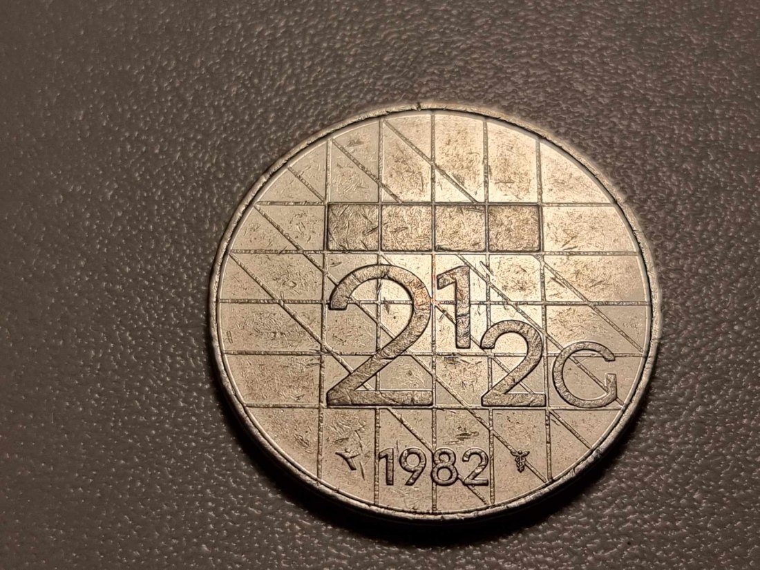  Niederlande 2 1/2 Gulden 1982 Umlauf   