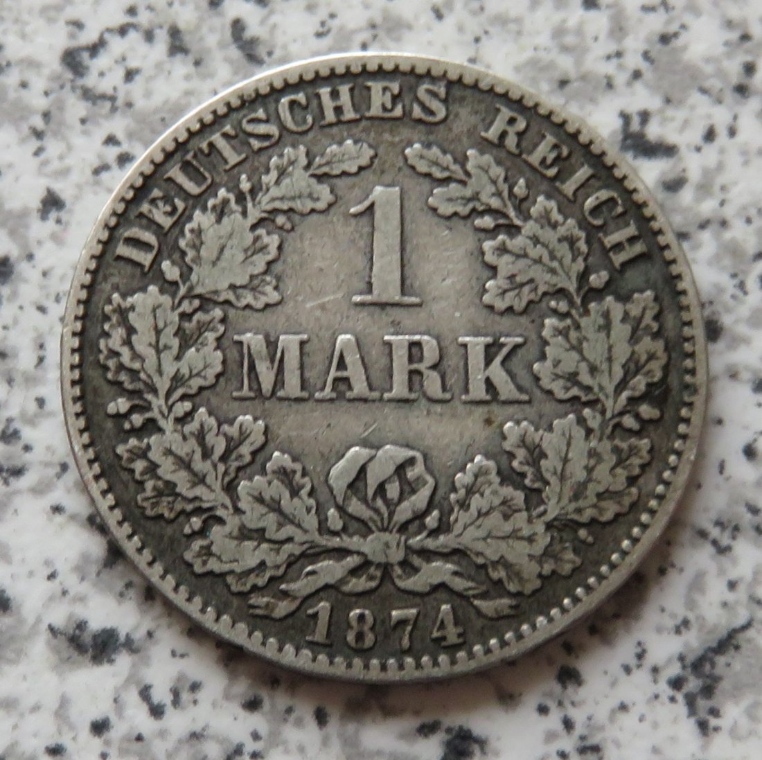  Kaiserreich 1 Mark 1874 H   