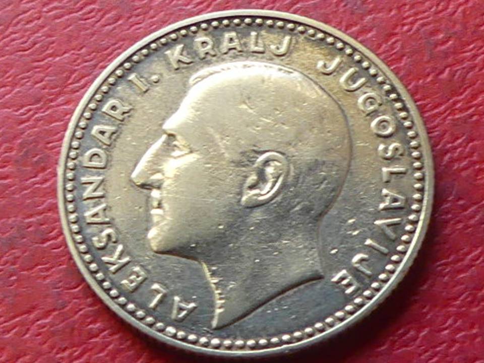  Silbermünze Jugoslawien 10 Dinara 1931   