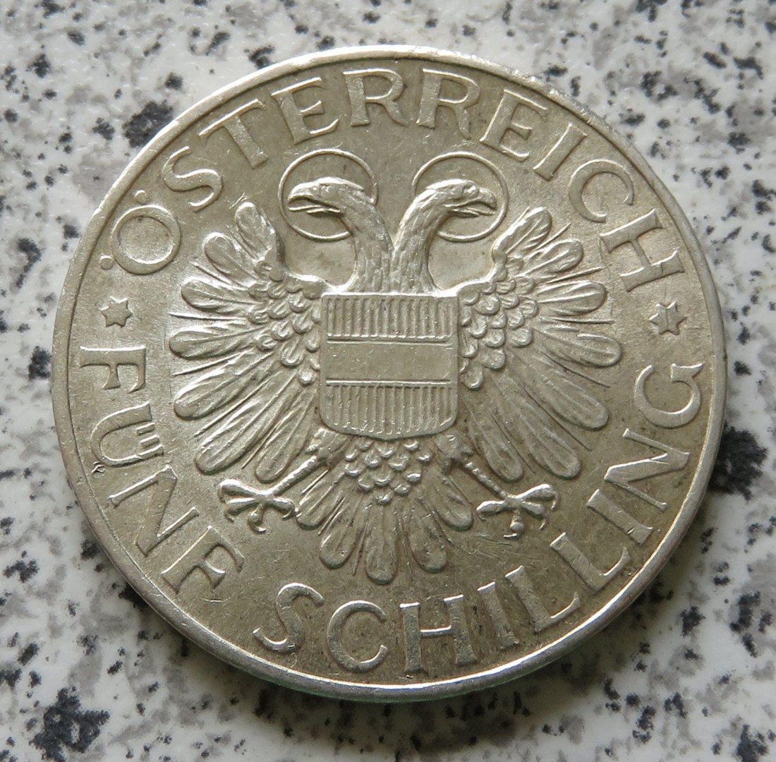  Österreich 5 Schilling 1935   