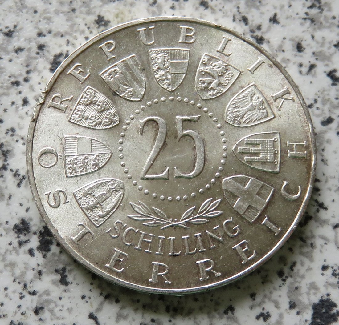  Österreich 25 Schilling 1958   