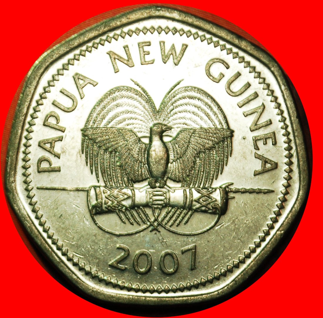  Ⰶ CANADA ST JOHN CROSS: PAPUA NEW GUINEA ★ 50 TOEA 1957-2007 MINT LUSTRE! ★LOW START ★ NO RESERVE!   