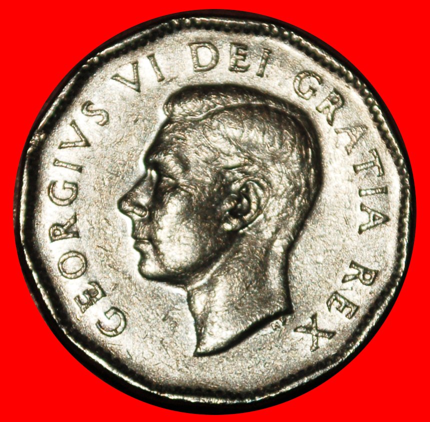  Ⰶ NO INDIA (1948-1950): CANADA ★ 5 CENTS 1949! GEORGE VI (1937-1952) ★LOW START ★ NO RESERVE!   