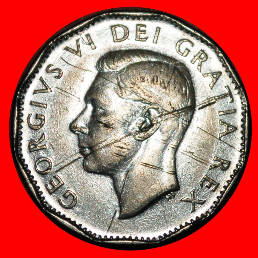  Ⰶ NO INDIA (1951-1952): CANADA ★ 5 CENTS 1952! GEORGE VI (1937-1952) ★LOW START ★ NO RESERVE!   