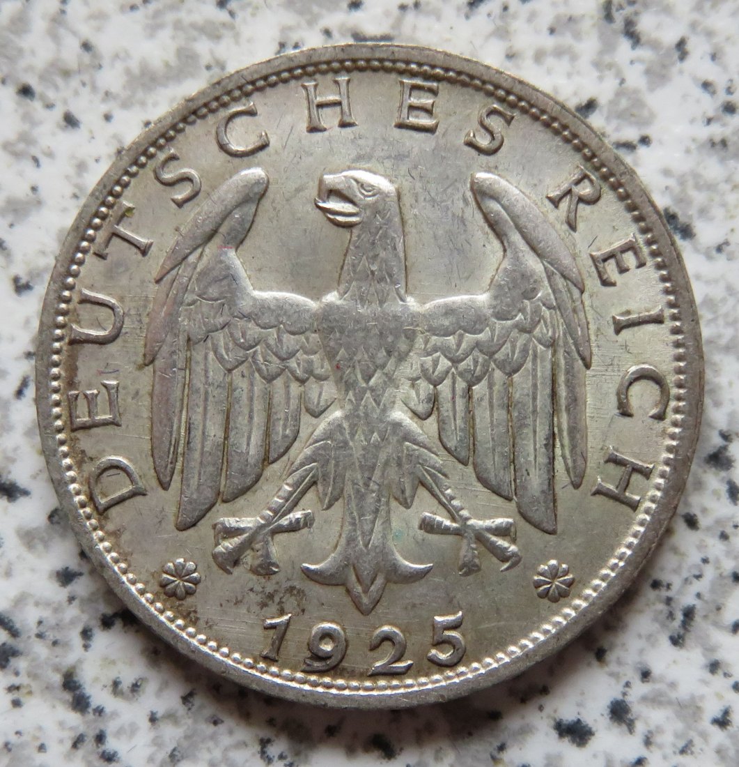  Weimarer Republik 1 Mark 1925 A   