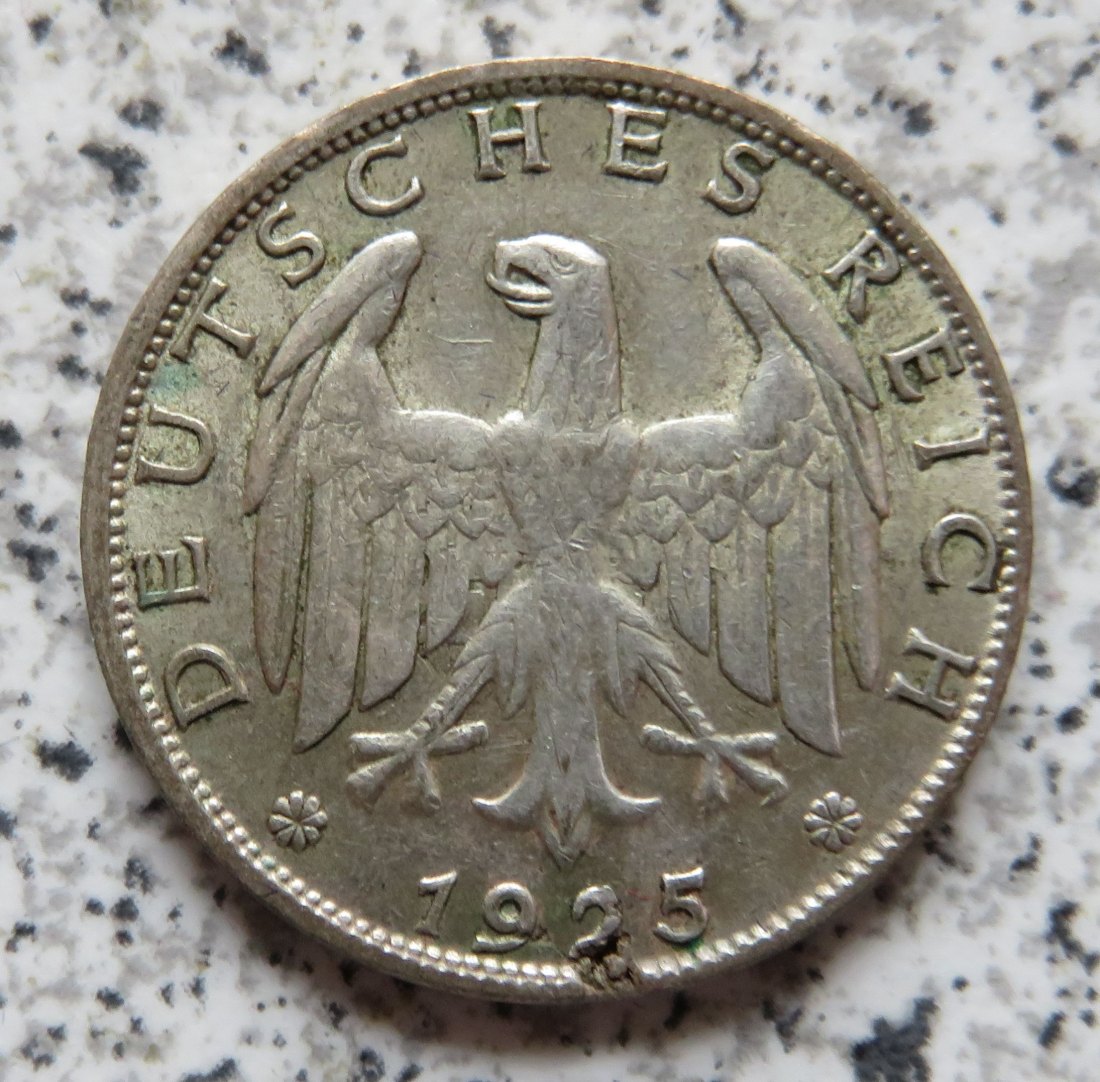  Weimarer Republik 1 Mark 1925 F   