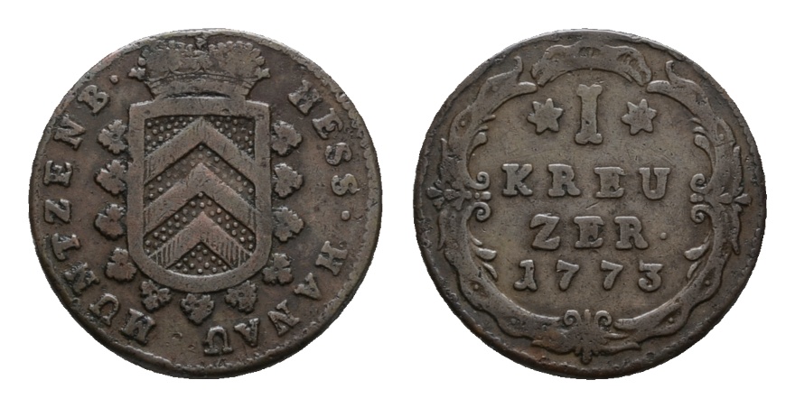  Hanau; Kleinmünze 1773   