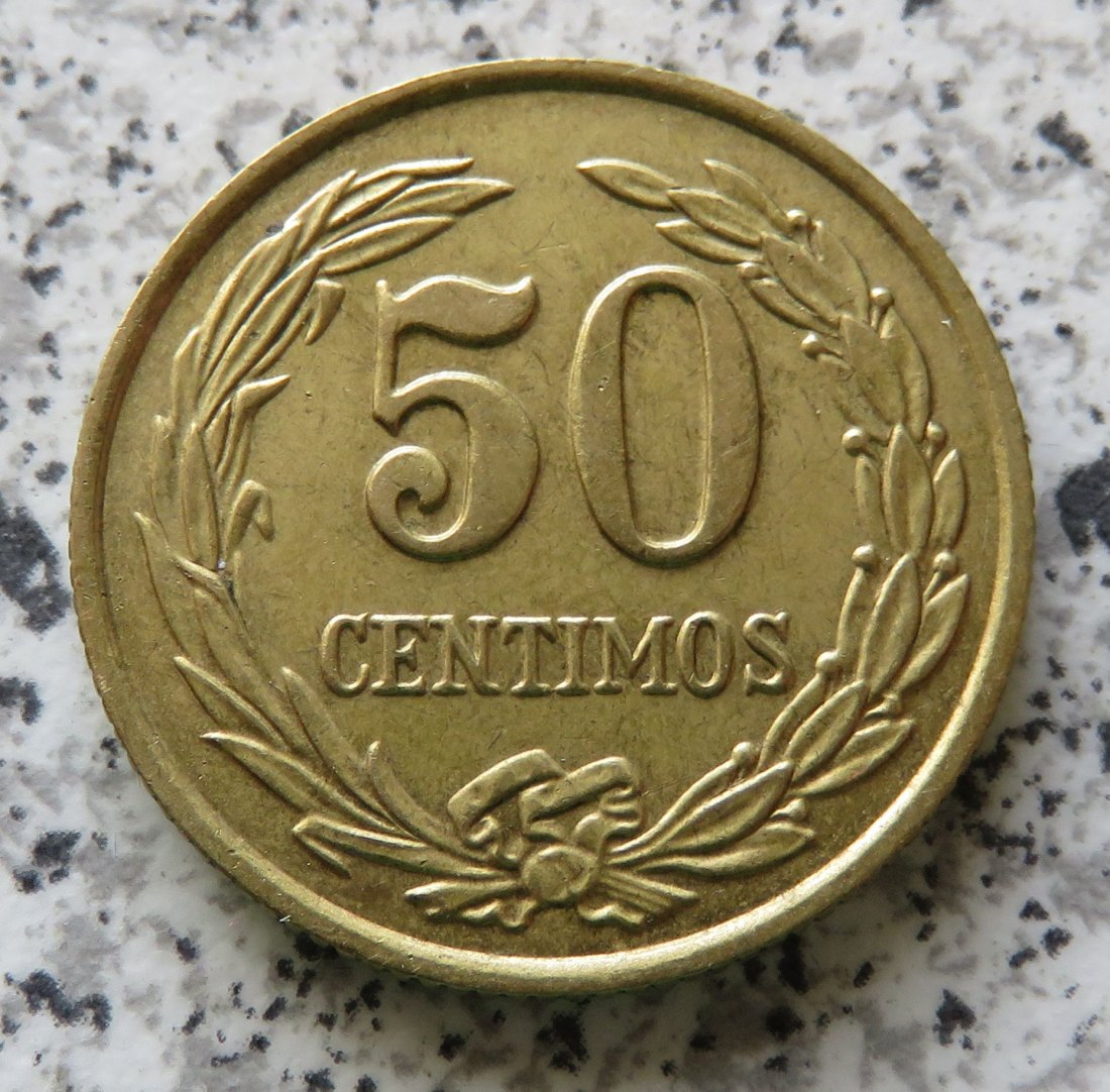  Paraguay 50 Centimos 1951   