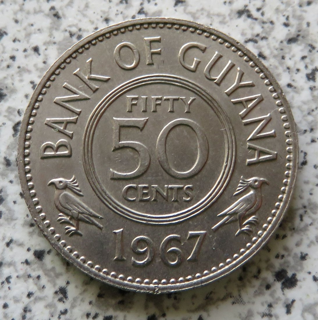  Guyana 50 Cents 1967   