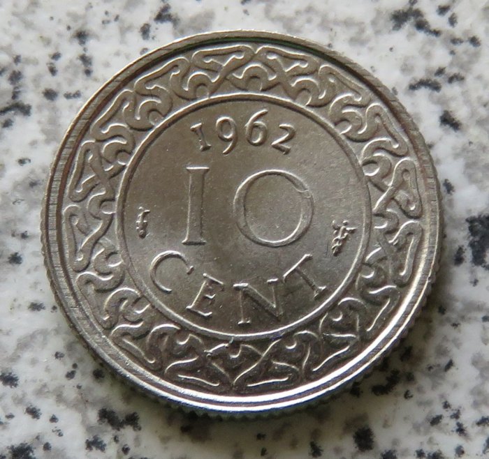  Surinam 10 Cents 1962   